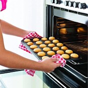 Moule à mini-muffins pour 24 muffins - Noir/Métallisé