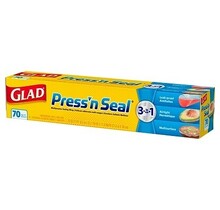 Glad® Press n Seal Lebensmittelfolie aus Kunststoff – 21 Meter