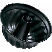 Bundt Pan Black Metal Turban Mould