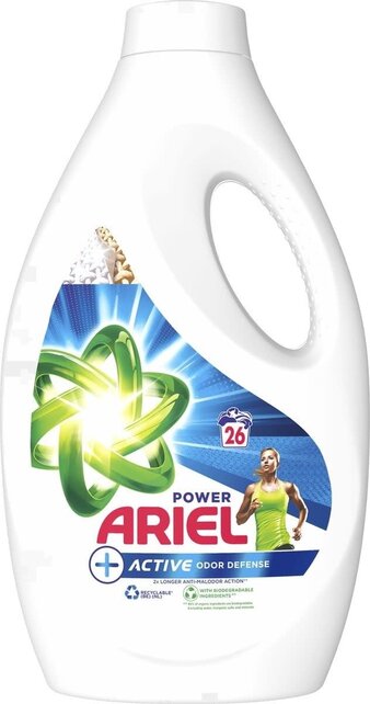 Détergent liquide Ariel Défense active des odeurs - Contrôle actif des odeurs