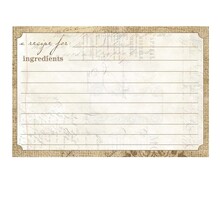 Cartes de recettes C.R. Gibson, réglage parfait
