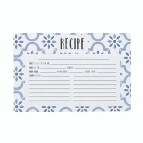 Cartes de recettes True Blue