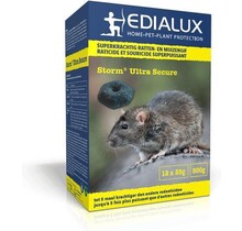 Edialux Muizen & Rattenvergif Storm® Ultra Secure - 12 x 25 g