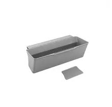 Metaltex Collection Bin for Kitchen waste, Grey - 35x16x13 cm