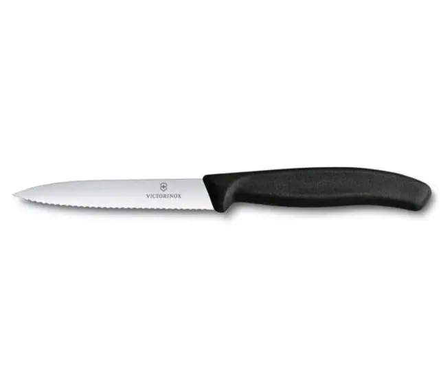 Victorinox Kitchen Paring Knife Serrated - Point Edge - 10cm
