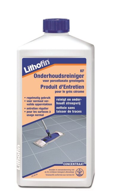 Lithofin Maintenance Cleaner for Porcelain Stone Tiles KF - 1L