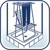 Leifheit Trockenturm Classic Tower 340 - Trockenlänge 34 m