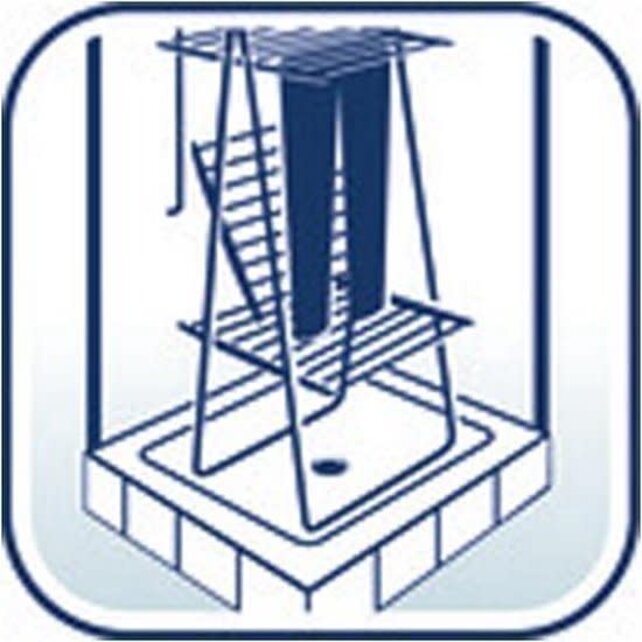 Leifheit Droogtoren Classic Tower 340 - Drooglengte 34 m