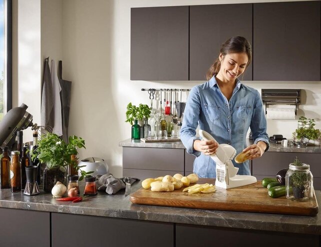 Leifheit Frietsnijder - Kunststof  - Wit