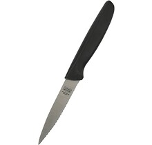 Kosher Cook Knife Pointed Tip, Serrated Edge - 10 cm