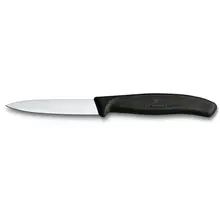 Couteau de cuisine Victorinox pointe pointue, bord droit - 8 cm