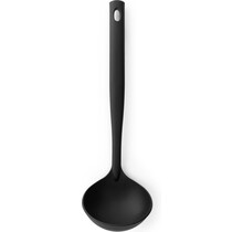 Brabantia Black Line Soup Spoon, non-stick