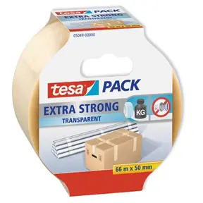 Ruban d'emballage Tesa 'Pack Extra Strong' Transparent