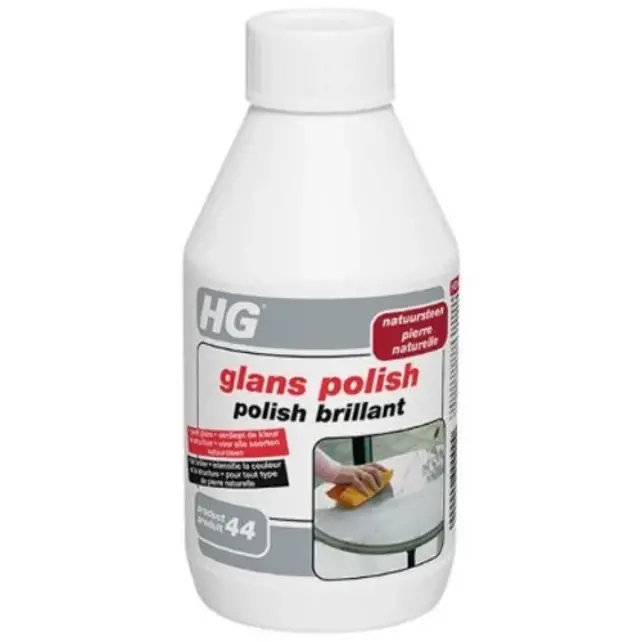 HG Natural Stone Gloss Polish - Polit pour un bel éclat naturel - 300 ml