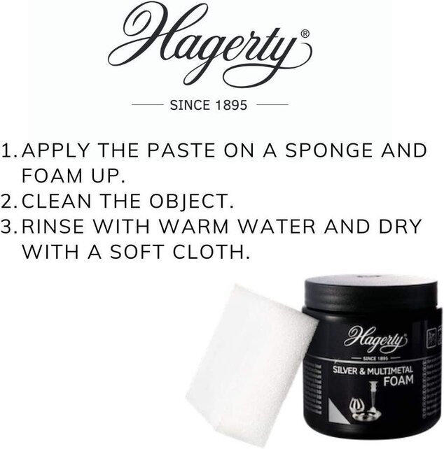 Hagerty Mousse Nettoyante Argent & Multimétal 185g