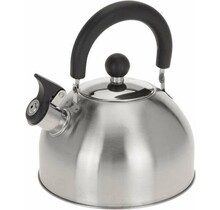 Excellent Houseware Whistling kettle 2.5L Stainless Steel - Suitable for all heat sources