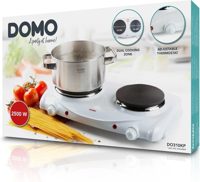 Domo Cooking Plate 2-burner Electric Hob