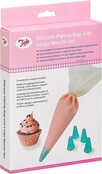 Tala Set Silicone Icing Bag With 5 Mouths