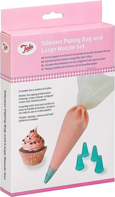 Tala Set Silikon-Spritzbeutel mit 5 Öffnungen