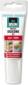 Bison  Mastic Silicone Sealant Glass Tube - Transparent - 60 ml