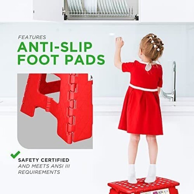 Splendole Lightweight Portable Step Stool - 28 x 20 cm