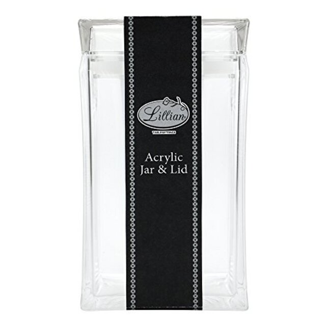 Acrylic Cookie Jar With Airtight Lid - 1480 ml