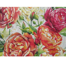 IHR Apricot Cream Rozen Decoupage Papieren Servetten