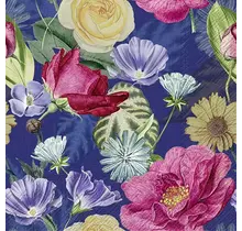 IHR Servetten 33x33 cm - CHANDRA blauw