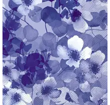 Serviettes IHR 33x33 cm - BLUNA bleu