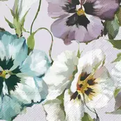 Serviettes IHR 33x33 cm - MARTHA lilas clair