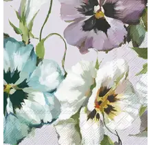 Serviettes IHR 33x33 cm - MARTHA lilas clair