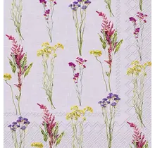 Serviettes IHR 33x33 cm - ZINZIE lilas clair