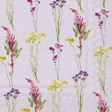 Serviettes IHR 33x33 cm - ZINZIE lilas clair
