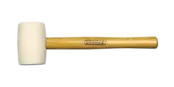 Rubber Hammer Hickory Steel 672g - White