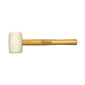 Rubber Hammer Hickory Steel 672g - White