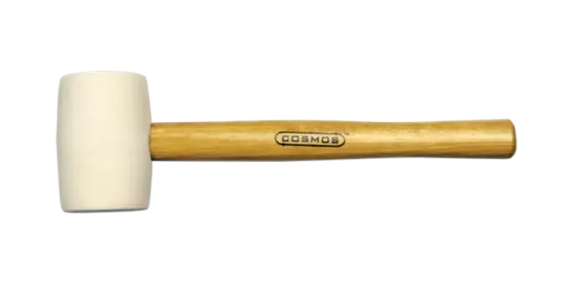 Gummihammer aus Hickory-Stahl, 672 g – Weiß