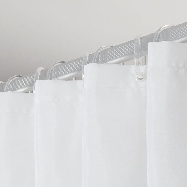 Rideau de Douche Sealskin Blend 180x200 cm - Polyester - Vert / Blanc