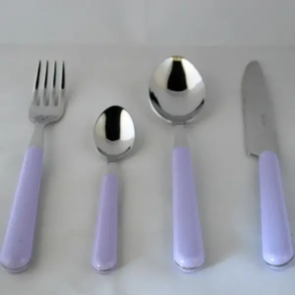 Cream Cutlery 24pc Tray Set