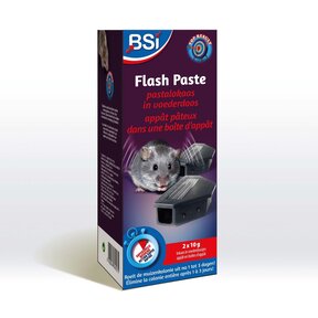 BSI Flash Paste Nudelkäse gegen Mäuse 2x10 g + 2 Köderdosen