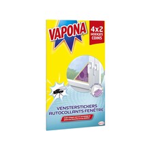 Vapona Autocollants de fenêtre contre les mouches 8 pièces