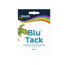 Bostik Blu Tack - Original Reusable Adhesive - Handy Pack 60g - White