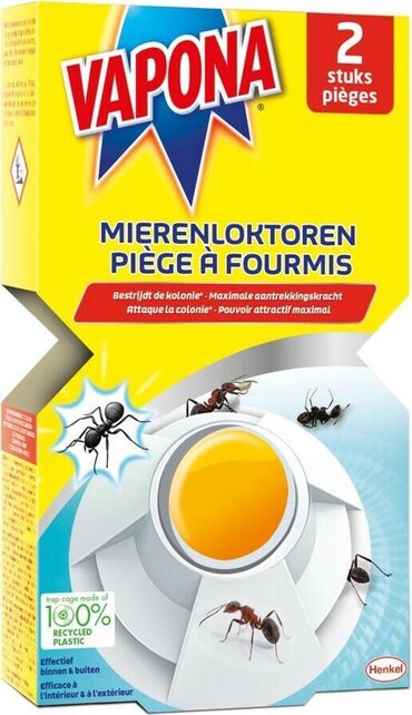 Vapona Volcano Ant Bait Box - Piège à insectes - 2 pièces