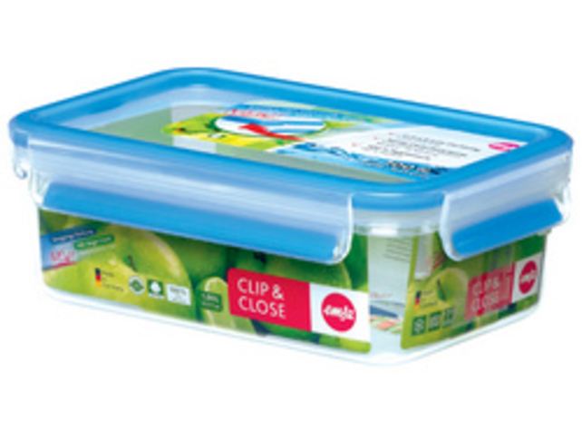 Emsa Clip & Close Food Storage Container - Blue