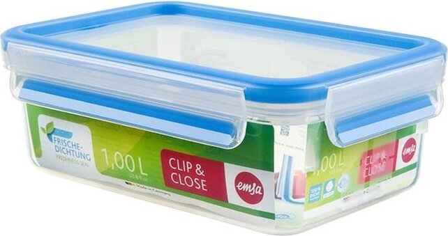 Conteneur de conservation des aliments Emsa Clip & Close - Bleu