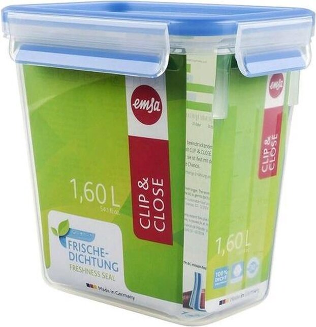 Conteneur de conservation des aliments Emsa Clip & Close - Bleu