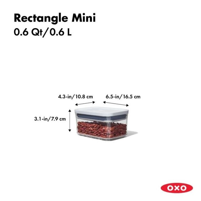 OXO Pop Container Slim Rechteck – Klein