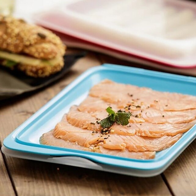 Tatay Fresh Flachbehälter für geschnittenen Käse, Fisch und Fleisch