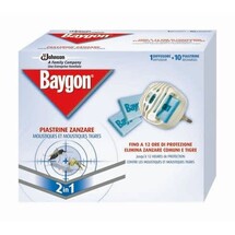 Baygon Mosquito Plug Vaporiser + 10 Tablets