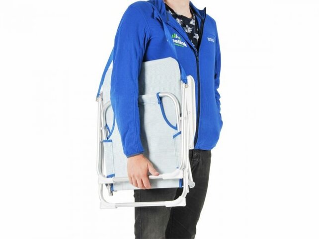 Klappstuhl Aluminium - Alu Blau