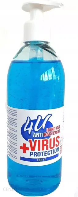 Gel Antibactérien pour les Mains - 4U - 500ml